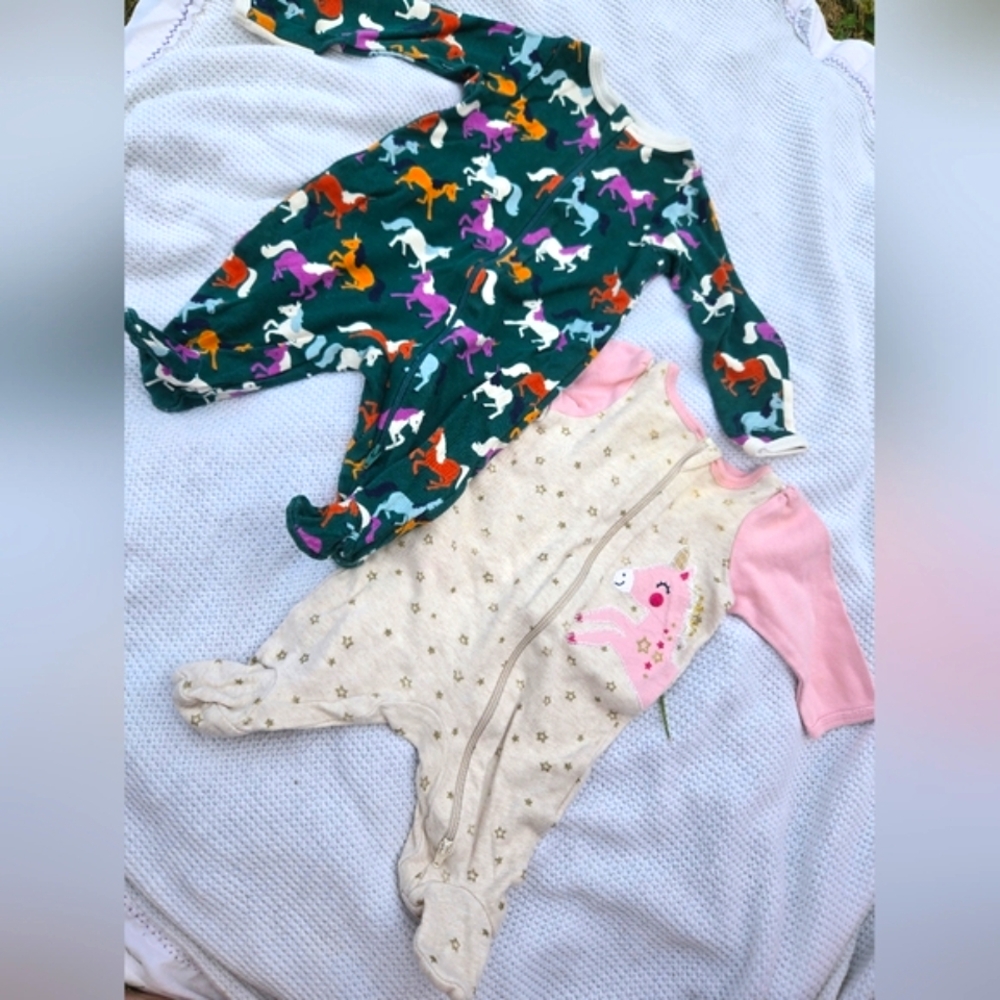 Unicorn and Horse Kids Footies